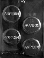 Aspirin Tablet Chocolate Mold - LPM018