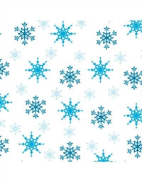 Snowflake Foil Wrappers - 4x4 - 50 Count
