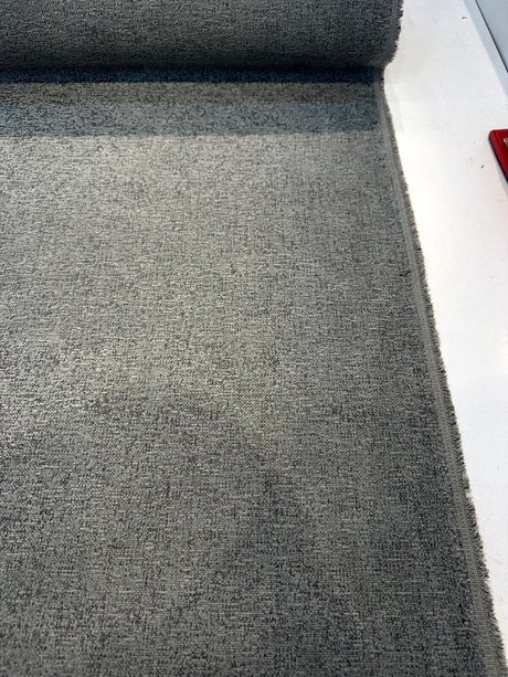 Badlands Steel Gray Chenille Upholstery Fabric - Steel Gray, Chenille, 54" Width (1 Yard)