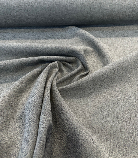 Badlands Steel Gray Chenille Upholstery Fabric - Steel Gray, Chenille, 54" Width (1 Yard)