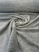 Lamour Vapor Italian Soft Chenille Upholstery Fabric - Vapor, Railroaded, 56" Width (1 Yard)