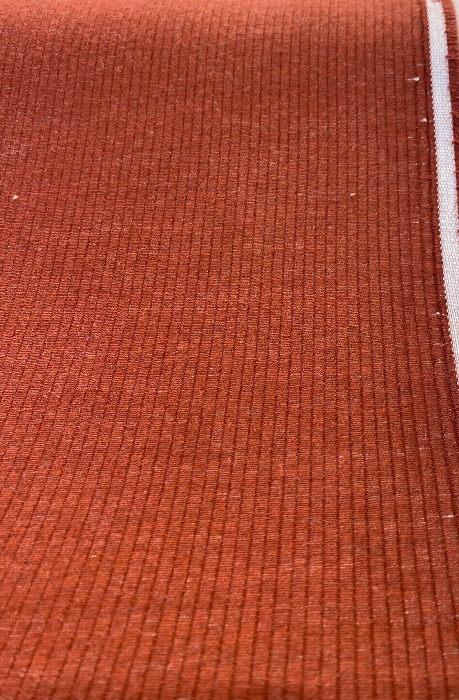 Sunbrella Acrylic Fabric - Red Brick Thin Stripes, 54" Width (1 Yard)