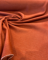 Sunbrella Acrylic Fabric - Red Brick Thin Stripes, 54" Width (1 Yard)
