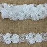 Beaded Corded Lace Trim 1.5" Wide