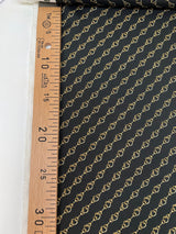 Polyester Crepe Printed Beige & Black