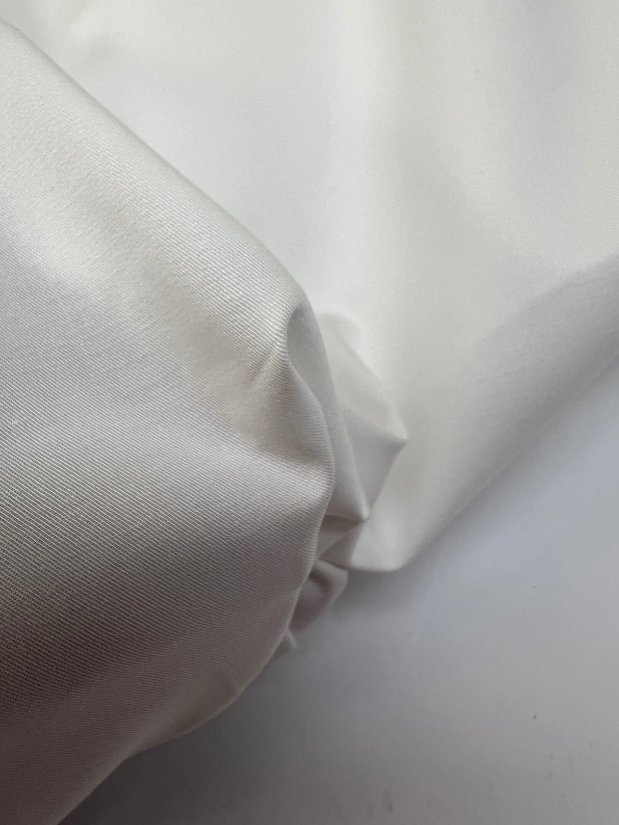 Cotton Twill White Shade Stretch