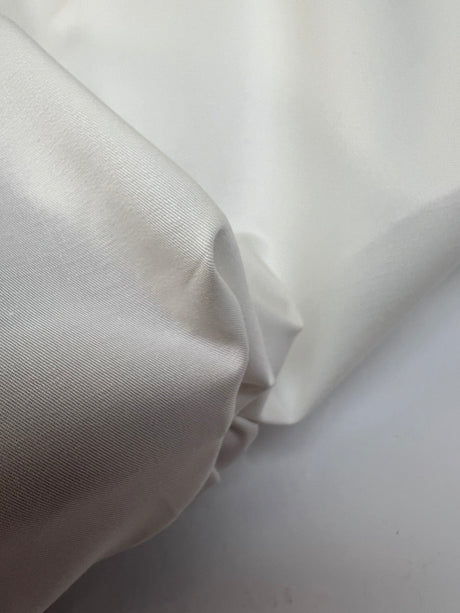 Cotton Twill White Shade Stretch