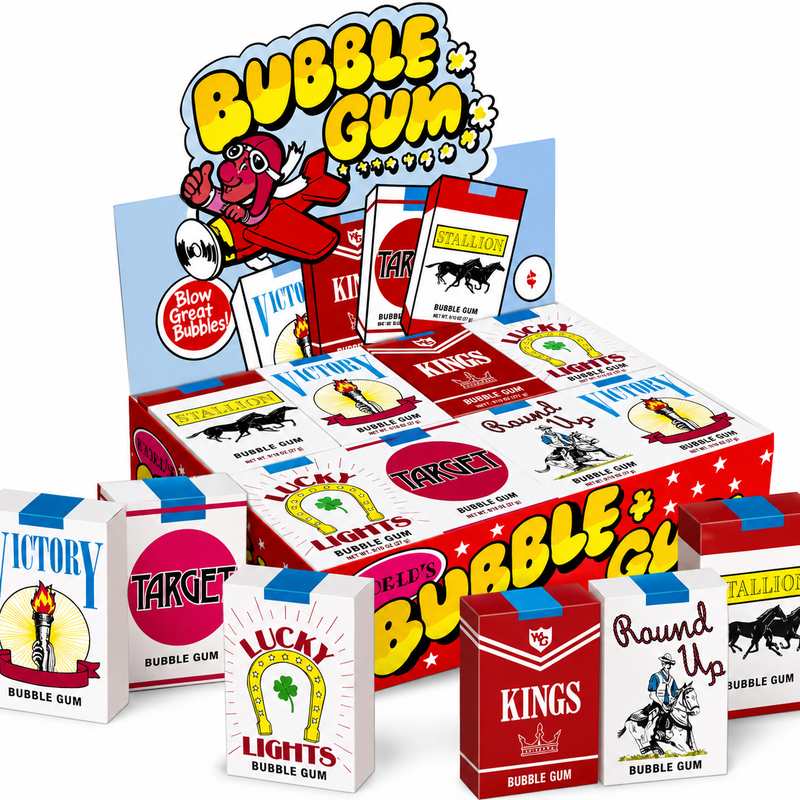 World Bubble Gum Candy Cigarettes