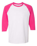 Gildan Heavy Cotton Unisex Raglan 3/4 Sleeve T-Shirt