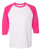 Gildan Heavy Cotton Unisex Raglan 3/4 Sleeve T-Shirt