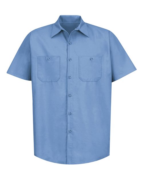 Red Kap Men's Tall Industrial Short Sleeve Work Shirt