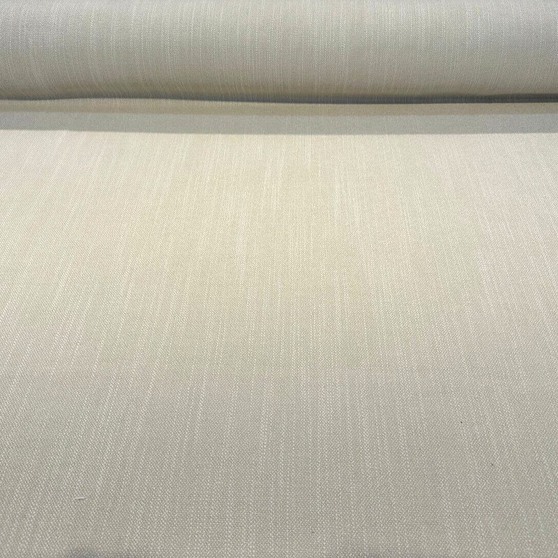 Crypton Performance Juno Chenille Fabric - Beige Eggshell, 54" Width (1 Yard)