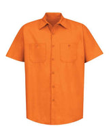 Red Kap Men's Tall Industrial Short Sleeve Work Shirt