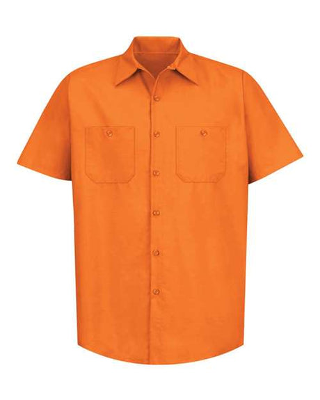 Red Kap Men's Tall Industrial Short Sleeve Work Shirt