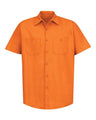 Red Kap Men's Tall Industrial Short Sleeve Work Shirt