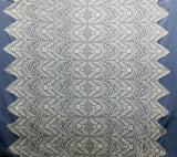 Beaded Chantilly Embroidered Lace Fabric - Eyelash Scallop, White, 58" Width (3 Yards)
