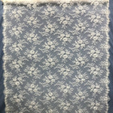 Beaded Chantilly Lace Fabric with Eyelash Scallop