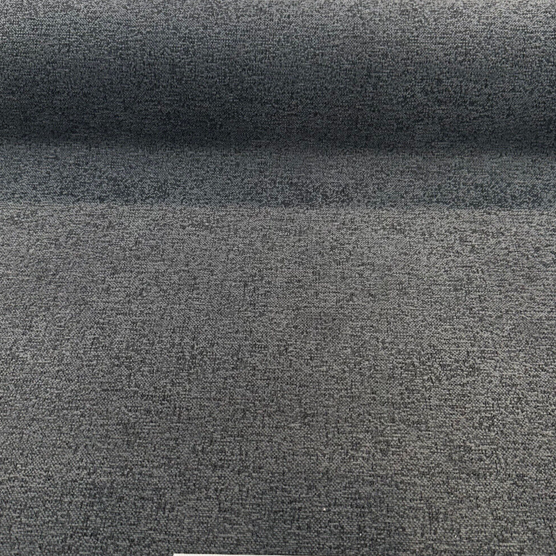 Crypton Performance Badlands Chenille Upholstery Fabric - Slate Gray, 54" Width (1 Yard)