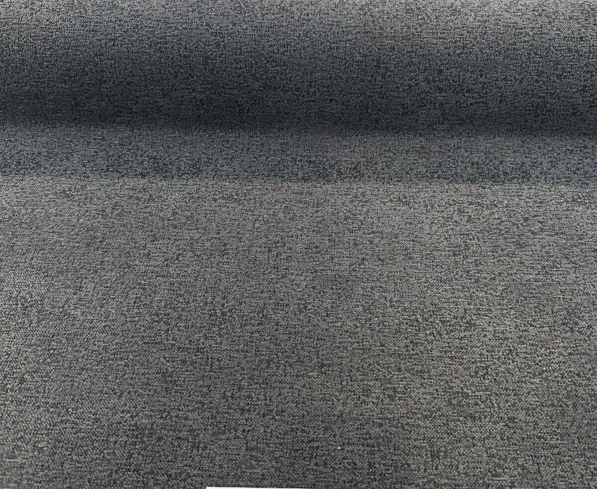 Crypton Performance Badlands Chenille Upholstery Fabric - Slate Gray, 54" Width (1 Yard)