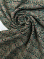 Wool Printed Abstract Fabric