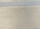 Marino Gray Ecru Velvet Upholstery Fabric - Mink, 56" Width, 100% Polyester (1 Yard)
