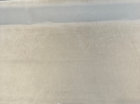 Marino Gray Ecru Velvet Upholstery Fabric - Mink, 56" Width, 100% Polyester (1 Yard)