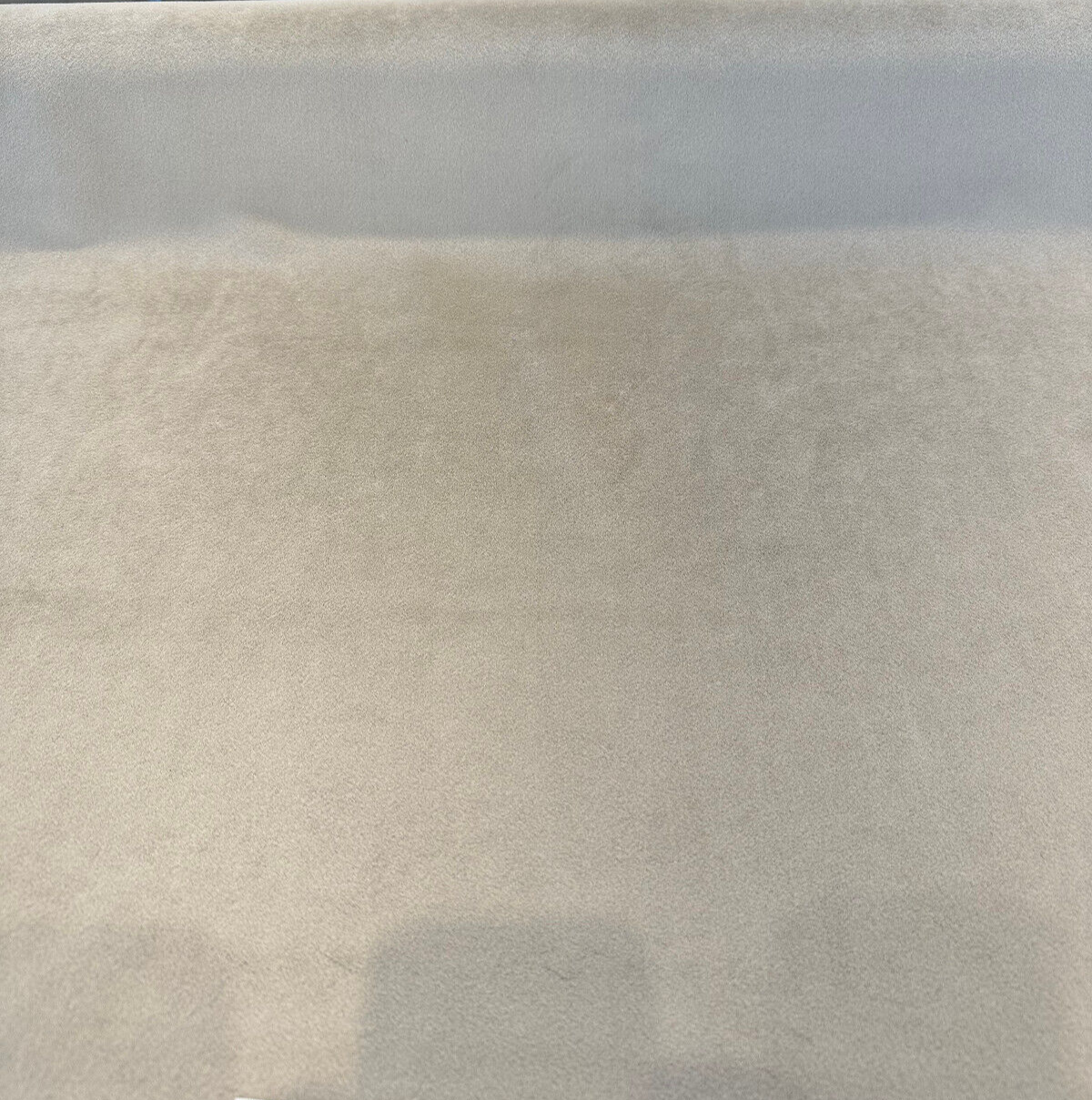 Marino Gray Ecru Velvet Upholstery Fabric - Mink, 56" Width, 100% Polyester (1 Yard)