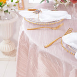 Round Taffeta Tablecloth 120 Seamless Blush Pink