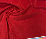 Italian Alpaca Mario Sirtori Mohair Upholstery Fabric - Flame Red, 56" Width (1 Yard)