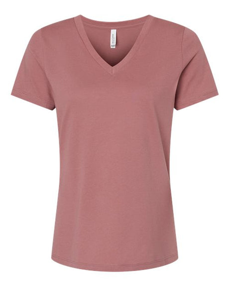 BELLA + CANVAS® Women's Relaxed Jersey V-Neck Tee - 6405
