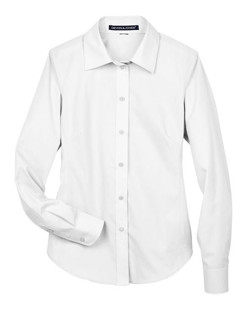 Devon & Jones® Women's Broadcloth Woven Dress Shirt