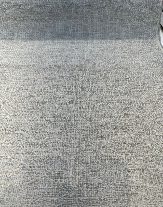Royce Dove Italian Soft Chenille Fabric - Beige With Taupe Blend, Railroaded, 56" Width (1 Yard)