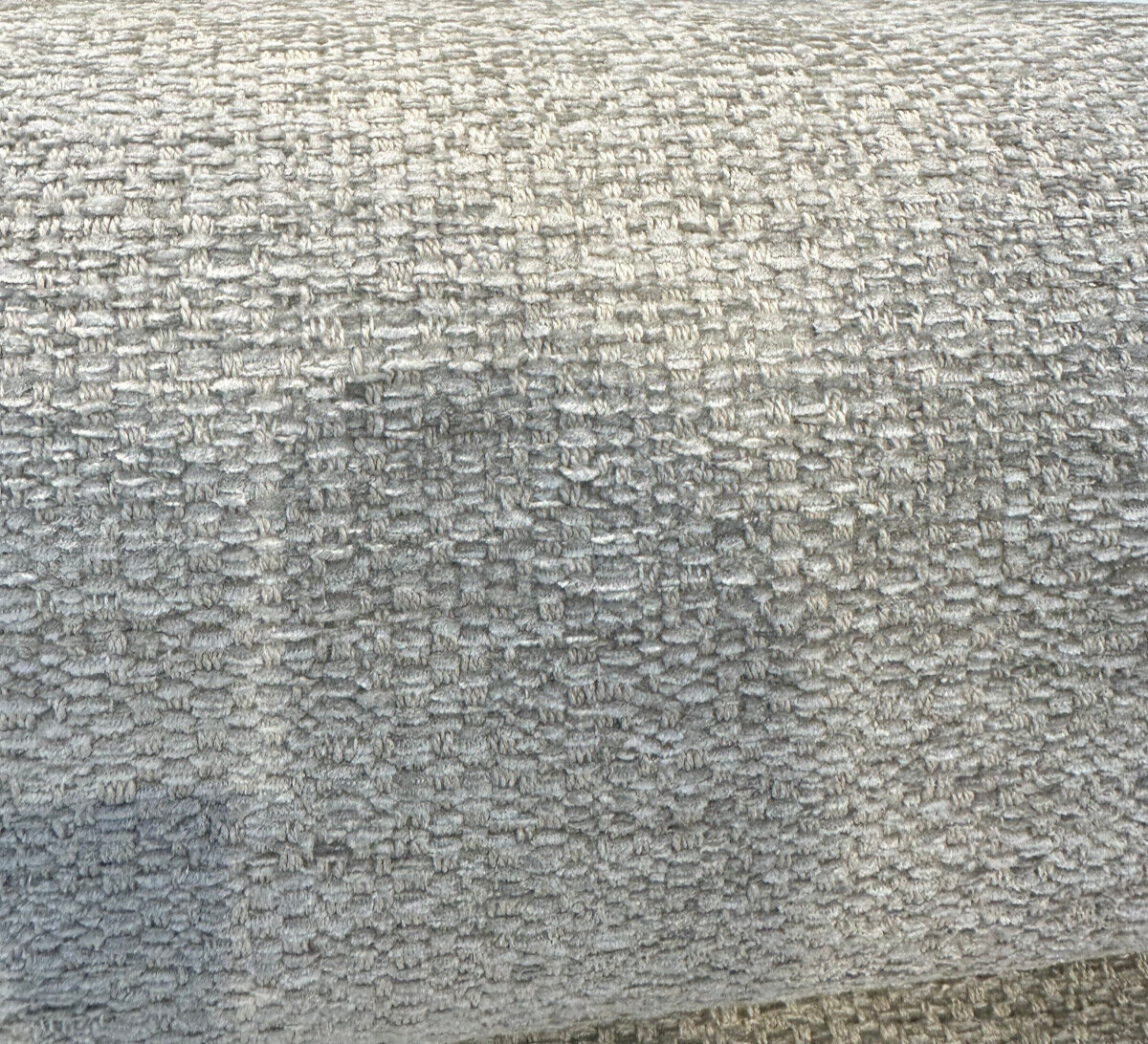 Royce Dove Italian Soft Chenille Fabric - Beige With Taupe Blend, Railroaded, 56" Width (1 Yard)