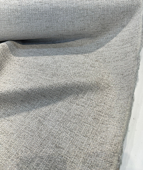 Royce Dove Italian Soft Chenille Fabric - Beige With Taupe Blend, Railroaded, 56" Width (1 Yard)