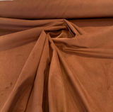 Supreme Velvet Cedar Brown Bronze Upholstery Fabric - Cedar Brown Bronze, 54" Width (1 Yard)