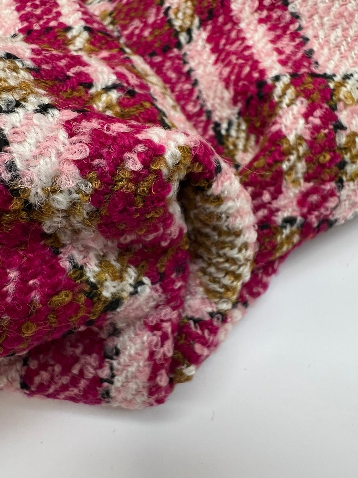 Acrylic Bouclé Multicolour Italian