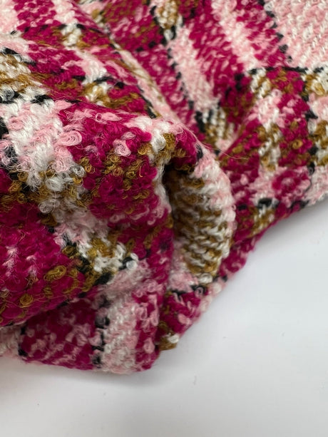 Acrylic Bouclé Multicolour Italian