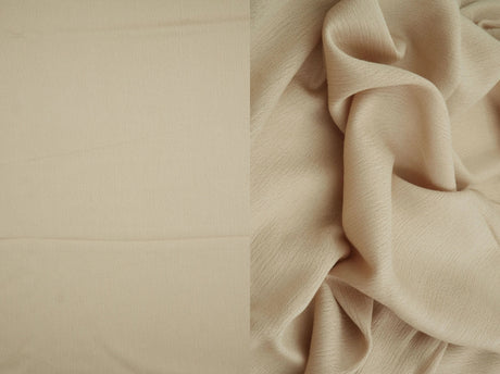 1 Yard Soft Rayon Crepon Fabric Solid Woven Textured Drapery Accent 50/51" Width
