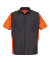 Red Kap Men's Tall Short Sleeve Automotive Crew Shirt