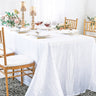 Accordion Crinkle Taffeta Rectangular Tablecloth Seamless