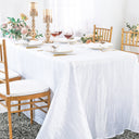 Accordion Crinkle Taffeta Rectangular Tablecloth