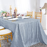 Accordion Crinkle Taffeta Rectangular Tablecloth