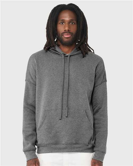 Image 1: Bella Canvas Sponge Fleece Drop Shoulder HoodieImage 2: Relaxed fit drop shoulder hoodieImage 3: Soft sponge fleece pullover hoodieImage 4: Blank hoodie for custom printingImage 5: Modern streetwear hoodie designImage 6: Premium Bella Canvas hoodie