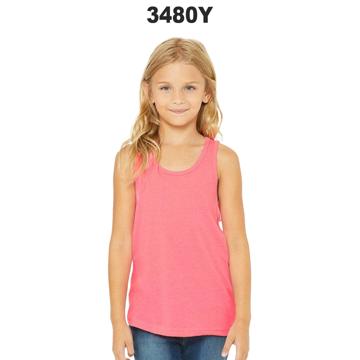 BELLA + CANVAS® Youth Jersey Sleeveless Tank Top - 3480Y