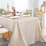 Accordion Crinkle Taffeta Rectangular Tablecloth