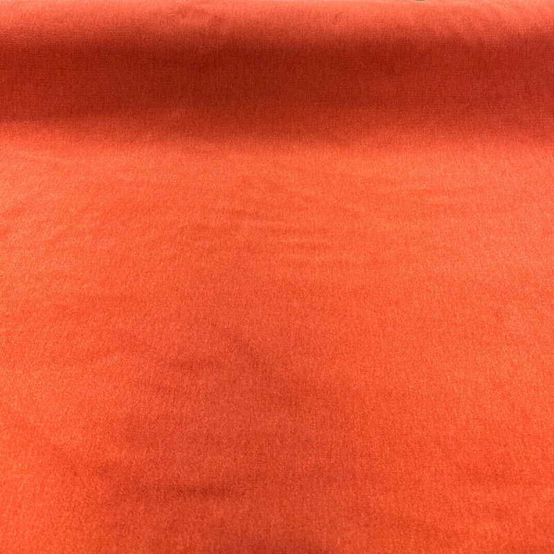 Italian Alpaca Burnt Orange Mario Sirtori Mohair Upholstery Fabric - Burnt Orange, 56" Width (1 Yard)
