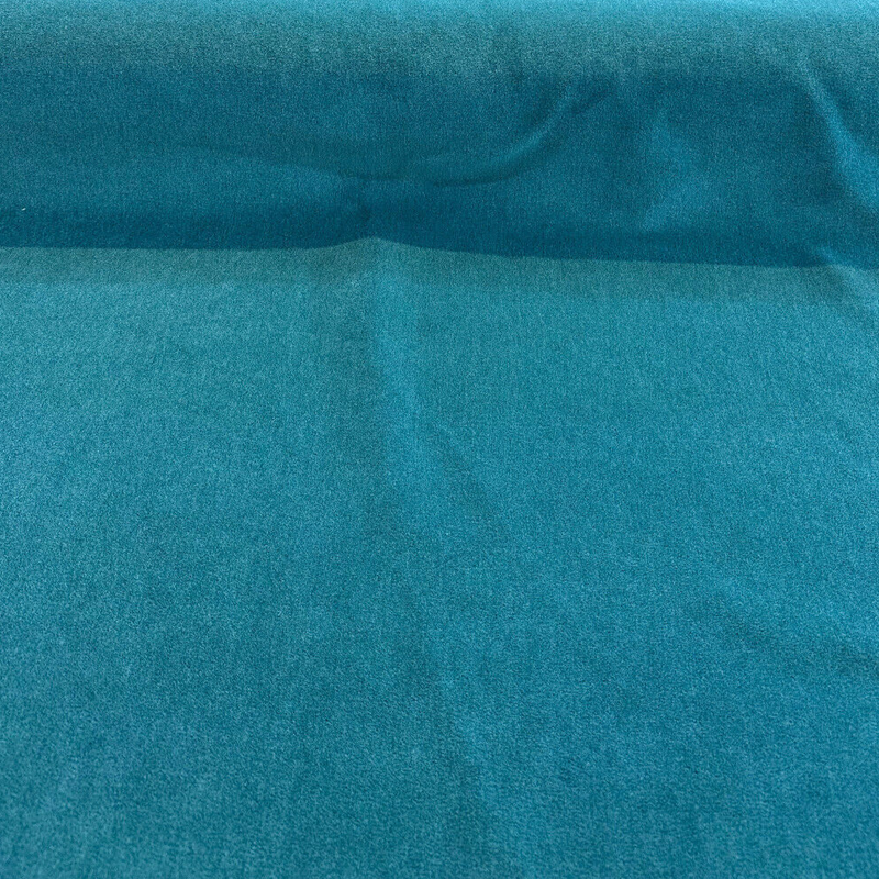Italian Alpaca Mario Sirtori Alpaca Fabric - Aquamarine Green Upholstery Fabric, 56" Width (1 Yard)