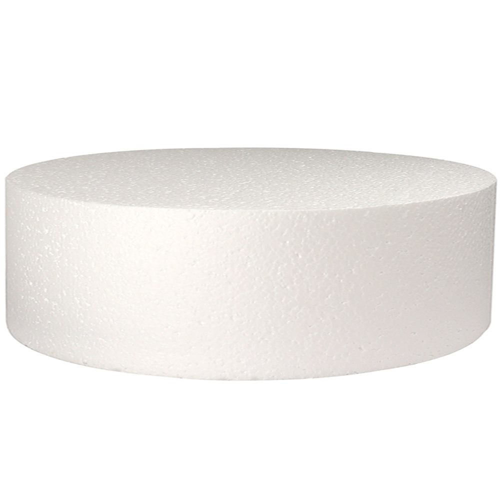 O'Creme Round Polystyrene Cake Dummy, 24" Diameter x 4" High