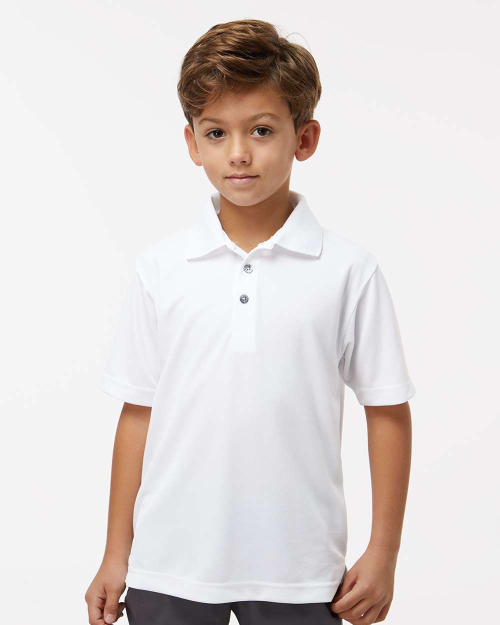 Pack 12: Paragon® - Youth Saratoga Performance Mini Mesh Polo