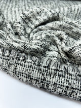 Cotton Bouclé Melange Black